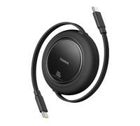 Cable USB C - USB C 100W 1.5m retractable black Free2Pull BASEUS