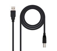 Cable USB NANOCABLE AIEACI0014 10.01.0103BK A-B Impresora