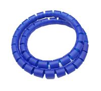 Cable winding tube, Wire Management Sleeve Flexible Spiral, Wrap 8mm 10mm 1m 3m Cable Protector Tubing Cover Multicolor(Blue,10MM 1 Meter)