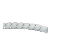 Cable winding tube, Wire Management Sleeve Flexible Spiral, Wrap Cable Wrapping Bands Multicolor 8-16mm Flame Retardant 2 Meter(Clear Color,12mm inside diameter)