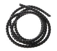 Cable winding tube, Wire Management Sleeve Flexible Spiral, Wrap Tube 2 Meter Multicolor Multiple Sizes(Black,20mm inside diameter)