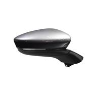 Cable Wing Door Mirror For Mazda 3 For Axela 2020 2021 Car Rearview Mirror Electric Assembly Folding Heating Turn Signal Memory Camera(Black Silver 8Wire RH)