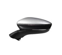 Cable Wing Door Mirror For Mazda 3 For Axela 2020 2021 Car Rearview Mirror Electric Assembly Folding Heating Turn Signal Memory Camera(Black Silver 8Wire LH)