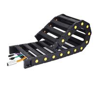 Cable Wire Carrier Drag Chain, 35mm Inn H R75 Nylon Track Chains for 3D Printing Equipment/Industrial Automation, Openable(35X75mm/1.38X2.95in,6m/19.7ft)