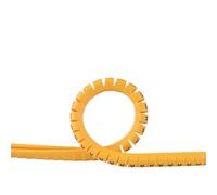 Cable Wire Marker 1 Volume Cable Wire Marker 0 to 9 for .5/2.5/4/6 mm² Colored Spiral Wrapping PVC Label Pipe Network Antiskid Sleeve(EC-16mm²,No.4)