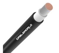 Cable World H1Z2Z2-K Pv Solar Cable 25M Reel 6.0mm