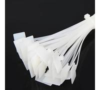 Cable Zip Ties, Plastic Nylon Self-Locking Cable Ties, Network Wire, Straps Label Mark Tag, 100PCS (4x200（Width 3.2mm）)