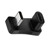 cablecc 10Gbps Opposite U Shape Back Angled USB3.0 Type C Male to Female Power Data Video Adapter Compatible with Steam Deck Phone Laptop