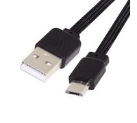 Cablecc 13cm USB 2.0 Type-A Male to Micro USB Male Male Data Flat Slim FPC Cable for FPV & Disk & Phone