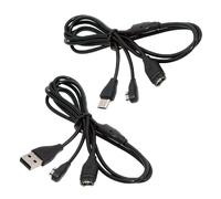cablecc 2 x Magnetic USB Smart Watch Headphone Charging Cable Type-C & Type-A to 2 Pin 4 Pin Combination Compatible with Garmin Shokz