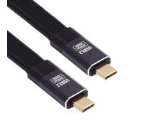 cablecc 20Gbps USB4 Cable Flat Slim FPC Cable with 100W and 8K@60Hz 5K@60Hz USB4.0 Compatible with Thunderbolt3/4 50CM