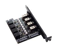 Cablecc 4 Hard Disk Control System Intelligent Control Management System HDD SSD Power Switch with PCI Bracket