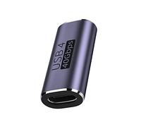 cablecc 40Gbps Female to Female USB4 Type C 100W Power Data 8K Video Adapter Extender for Laptop Phone