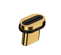 Cablecc 40Gbps USB4 Type C Magnetic Plug Straight Connector 100W Power Data 8K Video Adapter for Laptop Mobile Phone