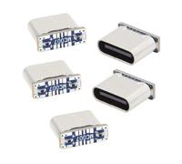 cablecc 5pcs DIY Type-C Solder DC 5V Power Female Socket Connector Replace for Micro-USB 5Pin Female SMT Type