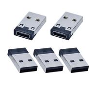 cablecc 5pcs/Lot Reversible Type C USB-C Female up to 480Mbps USB 2.0 One Male Data 5V/3A Power Adapter for Laptop Tablet Phone