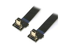 Cablecc 90 Degree Up Angled FPV Micro HDMI Male to Micro HDMI FPC Flat Cable 20cm for GoPro Multicopter Aerial Photography