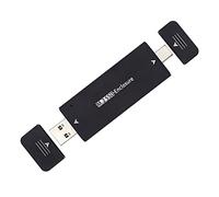 cablecc Combo Type-C & USB3.0 to NVME M-Key M.2 NGFF SATA SSD PCBA Case 2230/2242mm Adapter RTL9210B Chipset