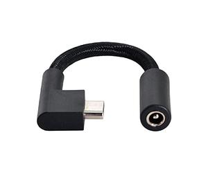 Cablecc DC Socket 5.5 x 2.5 mm Input to 3-Pin Power Plug Cable Compatible for Laptop Blade Pro 17 and Blade 15 Model GTX1060/GTX1070/RTX2070/RTX2080 Support 230W/160W Charging Adapter