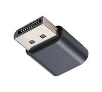 cablecc DP Virtual Display 4K@17hz Adapter Displayport Dummy Plug Headless Ghost Emulator 4K@17hz with Blue LED Light