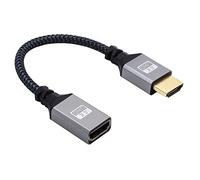 cablecc HDMI 1.4 Type A Extension Cable Male to A Female Straight 90 Degree Connector Support HDTV 4K 60hz 3D