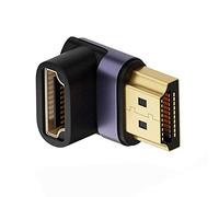 cablecc HDMI Male to HDMI 2.1 Female Vertical Down Angled 90 Degree UHD Extension Adapter Support 8K 60hz HDTV