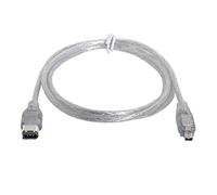 Cablecc iLink 1394 6 Pin to Firewire 400 IEEE 1394 4 Pin Adapter Cable for Camera Camcorder