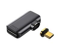 Cablecc Magnetic Angled Type USB-C Type C to DP Displayport Monitor Converter Adapter 4K 2K 60hz for Tablet & Phone & Laptop