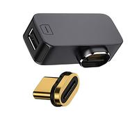 cablecc Magnetic Angled Type USB-C Type C to Mini DP Displayport Monitor Converter Adapter 4K 2K 60hz for Phone & Laptop