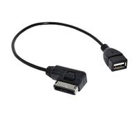 cablecc Media in AMI MDI USB AUX Flash Drive Adapter Cable for Car VW 2014 A4 A6 Q5 Q7