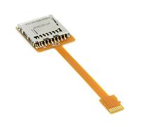 Cablecc Micro SD TF Memory Card Kit Male to Female Extension Soft Flat FPC Cable Extender 10cm