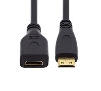 cablecc Mini HDMI Type-C Socket Female to Mini HDMI Male Adapter Extension Cable for Camera HDTV 4K 1080P 15cm