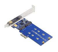 Cablecc NGFF Key B+M Dual SATA SSD to PCI-E 1x Motherboard Desktop Adapter Converter SSD Card JMB582 2280