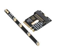 cablecc NGFF M.2 Key E to PCI-E 4.0 NVME M-Key with Bracket Extension Adapter for Laptop Motherboard SSD 2230 2280