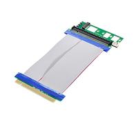 cablecc NGFF M-Key NVME AHCI SSD to PCI-E 3.0 16x x16 Vertical Adapter with Cable Male to Female Extension
