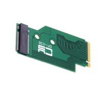 Cablecc NVME M-Key NGFF 22x42mm to 22x80mm Male to Female Extension SSD Adapter Compatible with Legion Go Game Boy