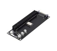 Cablecc Oculink SFF-8612 SFF-8611 to PCIE PCI-Express 16x 4X Adapter with SATA Power Port for Mainboard Graphics Card