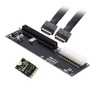 cablecc PCI-E 3.0 M.2 M-Key to Oculink SFF-8611 SFF-8612 Host Adapter for GPD Win Max2 External Graphics Card & SSD