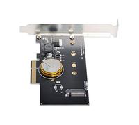 Cablecc PCI-E 3.0 x4 to M.2 NGFF M Key SSD Nvme Card Adapter PCI Express with Power Failure Protection 4.0F Super Capacitor