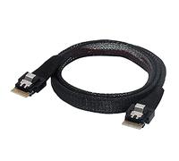 Cablecc PCI-E Slimline SAS 4.0 SFF-8654 4i 38pin Host to SFF-8654 Slim SAS Target Cable 50cm