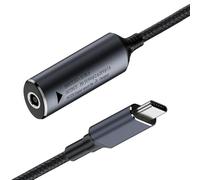 cablecc PD9V 5V 20V7A DC Jack 4.5X3.0mm Input to USB-C Type-C Power 140W Charge Cable for Laptop Phone 18cm