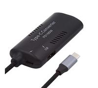 Cablecc Rectangle Power Thinpad X1 Input to 100W Dual Type C USB-C and Type-A Output PD Emulator Trigger Charge Cable