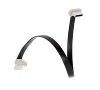 cablecc Ultra Slim Flat Type C USB-C to USB-C Power USB2.0 Data Angled Cable 65W Fast Charge for Laptop Tablet Phone