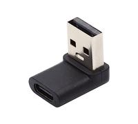 cablecc Up Angled 90 Degree Female USB-C Type C to A Male USB 3.0 Data Charge Adapter for Laptop Desktop