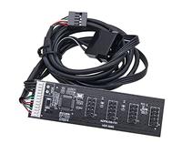 cablecc USB 2.0 9pin 10pin Header 1 to 4 Female Splitter Extension Cable HUB with IDE 5V Power Connector Adapter Port Multilier