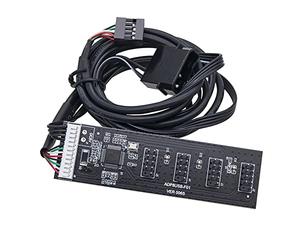 cablecc USB 2.0 9pin 10pin Header 1 to 4 Female Splitter Extension Cable HUB with IDE 5V Power Connector Adapter Port Multilier