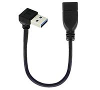 cablecc USB 3.0 Type-A Male to USB 3.0 Type-A Female Extension Cable Up Angled