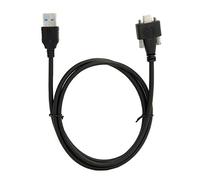 Cablecc USB 3.1 Type-C Dual Screw Locking to Standard USB3.0 Data Cable 1.2m Panel Mount Type 5Gbps
