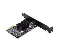 Cablecc USB 3.2 Gen2 Type-C 20Gbps USB-C to PCI-E 4X Express Card Adapter for Desktop Motherboard