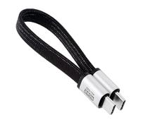 cablecc USB 4.0 Gen4 80Gbps Flat Slim FPC Cable Magnetic Plug with 240W and 16K @ 30Hz 8K 5K @ 60Hz 18cm Compatible with Thunderbolt 3/4/5
